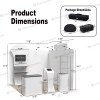 10x10 Modular FlexZip™ Trade Show Booth with Display Tower and Media Stands
