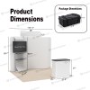 10x10 Curved FlexZip™ Media Trade Show Booth with TV Mount and 2-Tier Shelving
