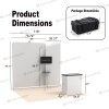 10x10 Modular FlexZip™ Media Trade Show Booth with TV Mount and Slanted-Top Panel