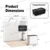 10x10 Modular FlexZip™ Trade Show Booth with TV Mount and Wave Panels