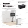 10x10 Modular FlexZip™ Trade Show Booth with Arch-Top and Wave Panels