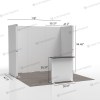10x10 SEG Folding Lightbox Booth 10.7