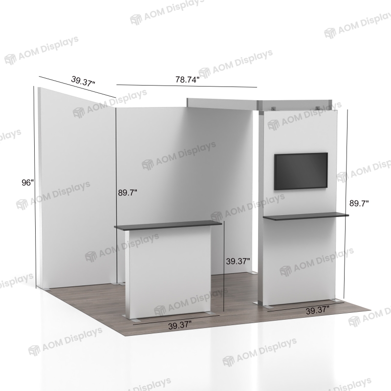 10ft ProFrame SEG Backlit Booth 10.1