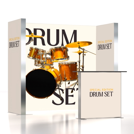 10ft ProFrame SEG Backlit Booth 10.2