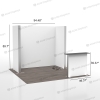 10ft ProFrame SEG Backlit Booth 10.2