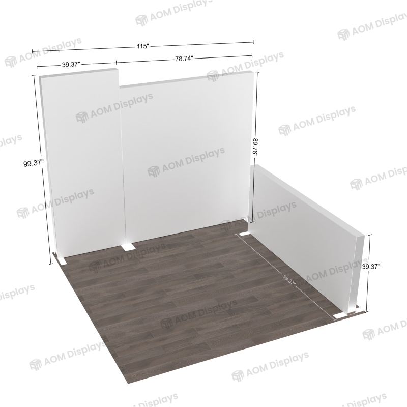 10ft ProFrame SEG Backlit Booth 10.3