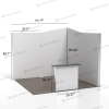 10ft ProFrame SEG Backlit Booth 10.5