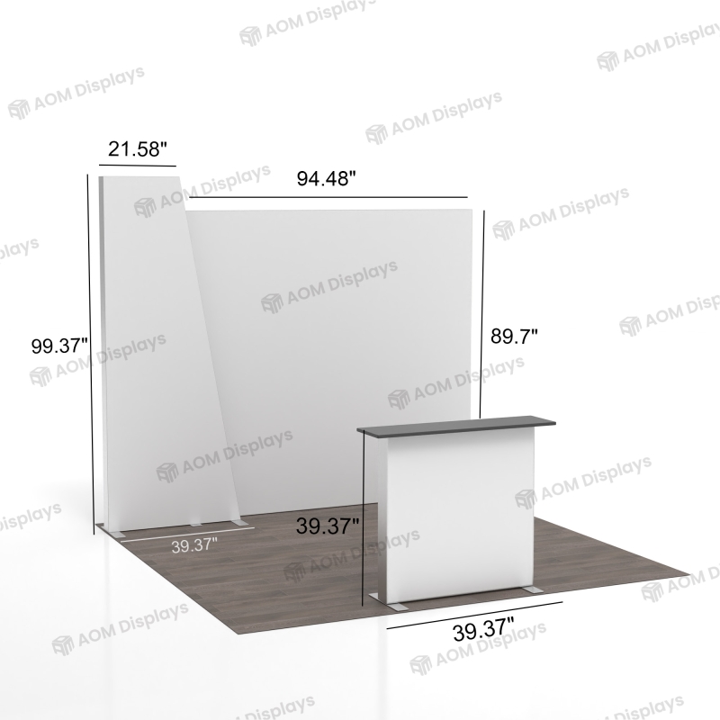 10ft ProFrame SEG Backlit Booth 10.6