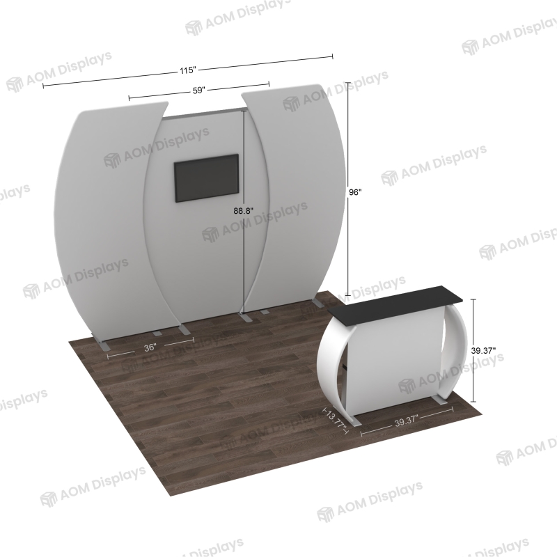 10x10 SEG Lightbox Booth 10.5
