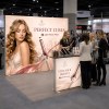 10x10 ProFrame™ SEG Lightbox Trade Show Booth with Backwall and Lightbox Counter