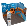 10x10 Modular FlexZip Media Booth 10.2