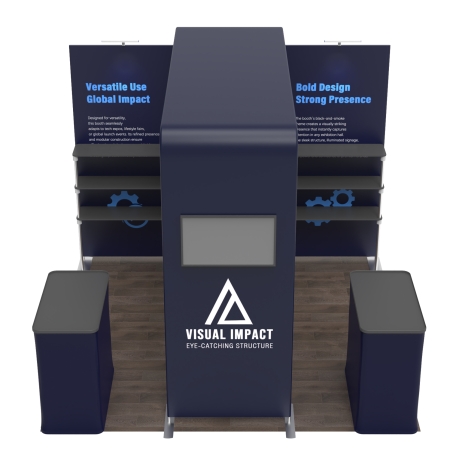 10x10 Modular FlexZip Media Booth 10.4