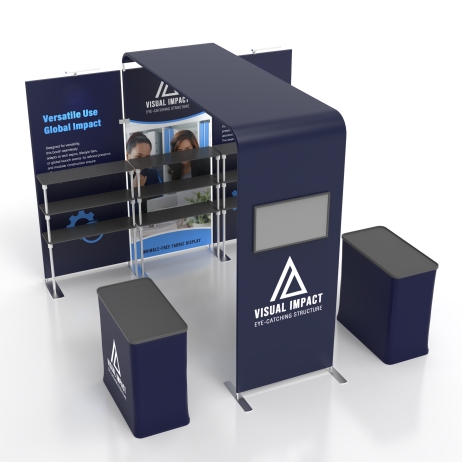 10x10 Modular FlexZip Media Booth 10.4