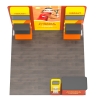 10x10 Modular FlexZip Media Booth 10.5