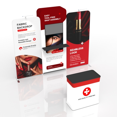 10x10 Modular FlexZip Media Booth 10.6