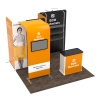 10x10 Modular FlexZip Media Booth 10.7