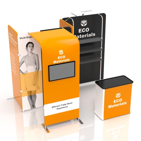 10x10 Modular FlexZip Media Booth 10.7