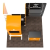 10x10 Modular FlexZip Media Booth 10.7