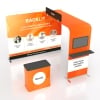 10x10 Modular FlexZip Media Booth 10.10