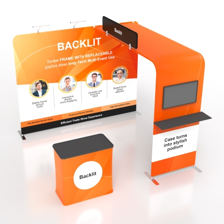 10x10 Modular FlexZip Media Booth 10.10