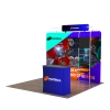 10ft Curved FlexZip Media Booth 10.1
