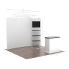 10ft Curved FlexZip Media Booth 10.1
