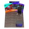 10ft Curved FlexZip Media Booth 10.1