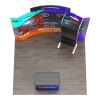 10ft Curved FlexZip Media Booth 10.1