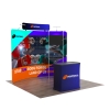10ft Curved FlexZip Media Booth 10.1