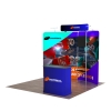 10ft Curved FlexZip Media Booth 10.1
