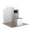 10ft Curved FlexZip Media Booth 10.1