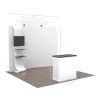 10ft Curved FlexZip Media Booth 10.2