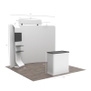 10ft Curved FlexZip Media Booth 10.2