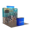 10ft Straight FlexZip Media Booth 10.1