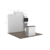 10ft Straight FlexZip Media Booth 10.2
