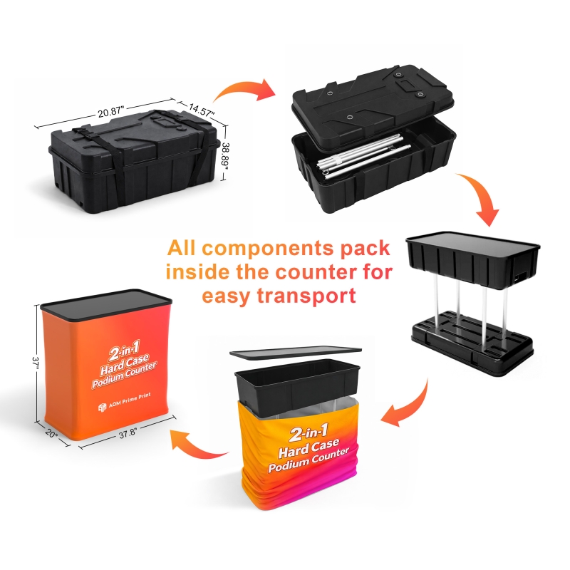 10ft Straight FlexZip Media Booth 10.2