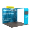10ft Straight FlexZip Media Booth 10.3