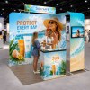 10ft Straight FlexZip Media Booth 10.3