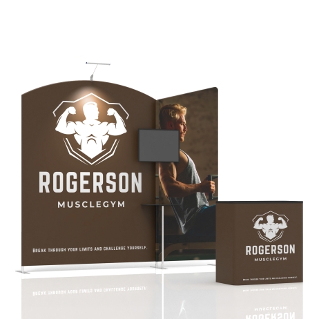 10ft FlexZip Modular Booth 10.5