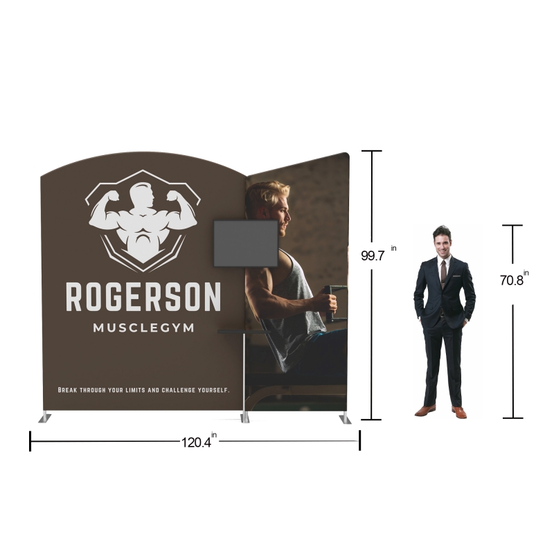 10ft FlexZip Modular Booth 10.5