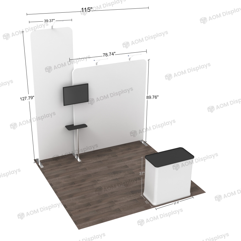 10ft FlexZip Modular Booth 10.6