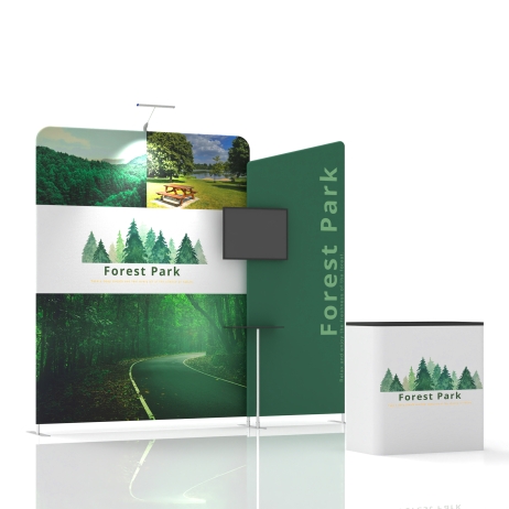 10ft FlexZip Modular Booth 10.7