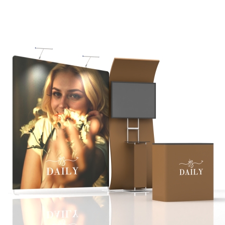 10ft FlexZip Modular Booth 10.8