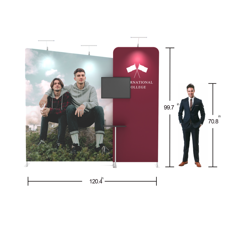 10ft FlexZip Modular Booth 10.9