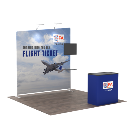 10ft FlexZip Modular Booth 10.10