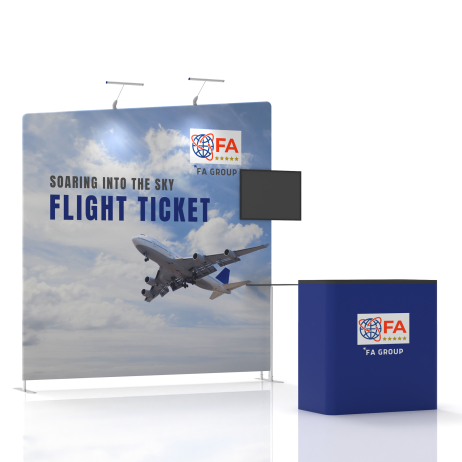 10ft FlexZip Modular Booth 10.10