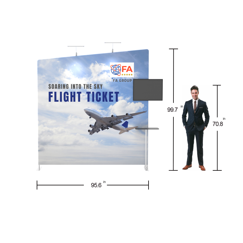 10ft FlexZip Modular Booth 10.10