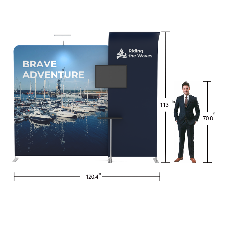 10ft FlexZip Modular Booth 10.14
