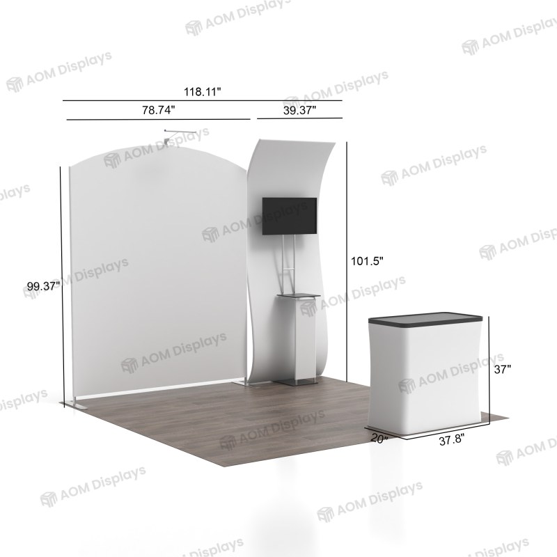 10ft FlexZip Modular Booth 10.16