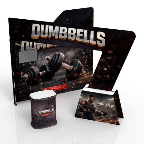 10x10 Modular FlexZip Media Booth 10.11